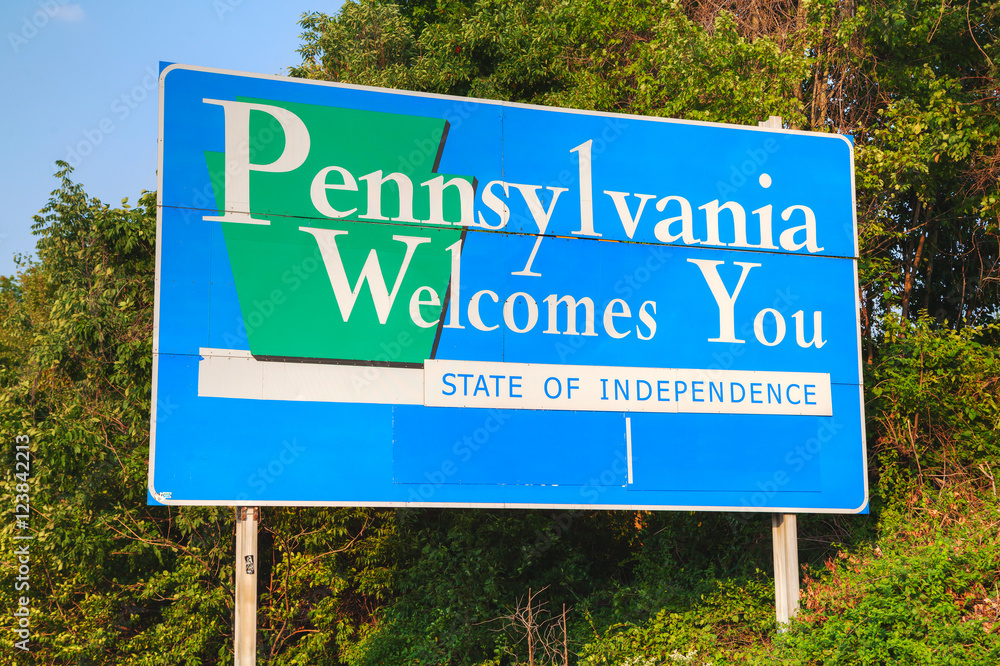 Pennsylvania Welcomes You Sign